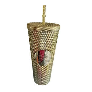 Starbucks gold venti studded metallic tumbler 2022 fall/winter